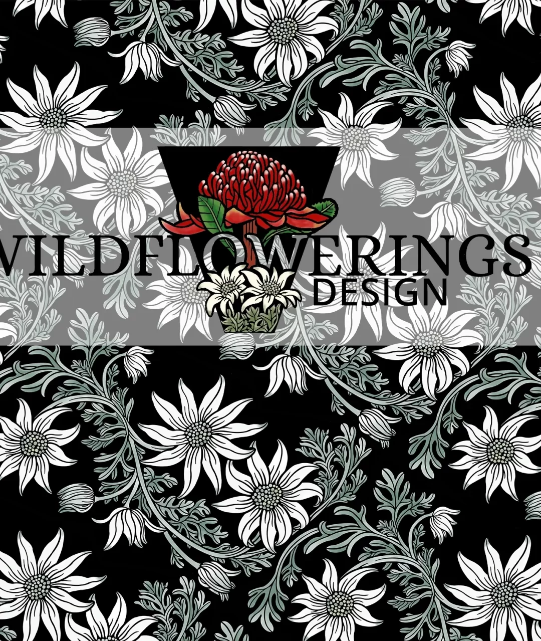 FLOWING FLANNEL FLOWERS 2023 Colour BASE REPEAT 1 WEB wildflowerings label